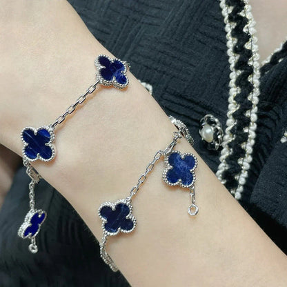 [Mystic-new]CLOVER 5 MOTIF PIETERSITE BRACELET COLLECTION