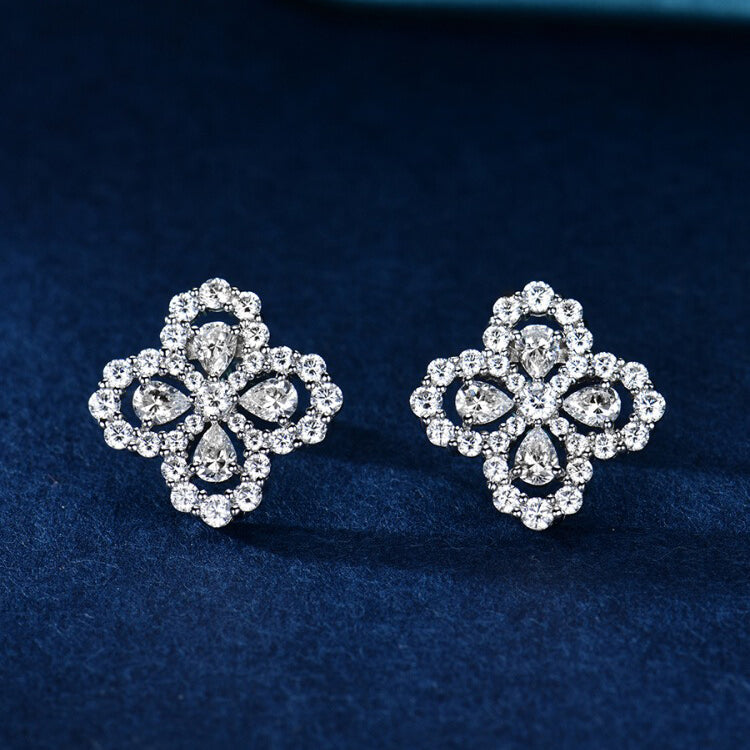 [Mystic]LOOP EARRINGS FULL MOTIF DIAMOND 16MM