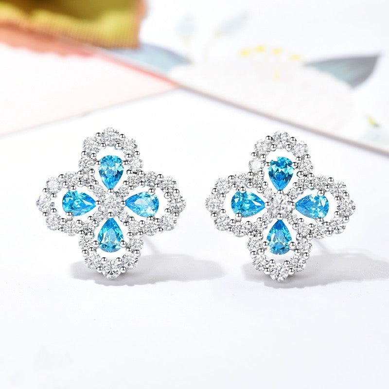 [Mystic]LOOP EARRINGS FULL MOTIF DIAMOND 16MM