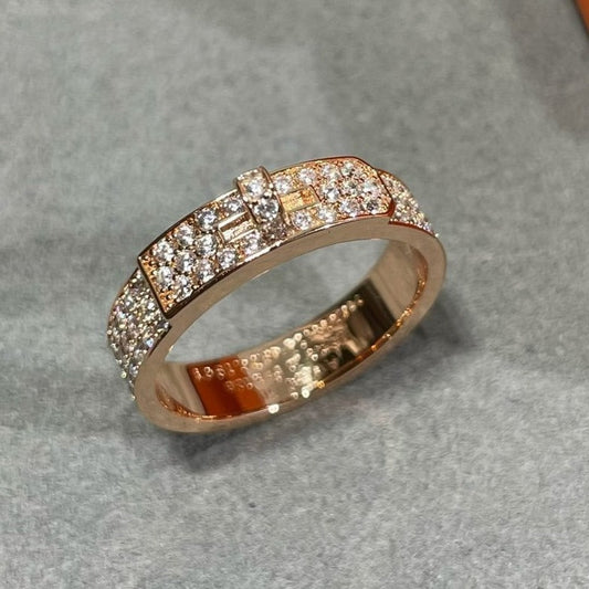 [Mystic]KELLY PINK GOLD DIAMOND RING