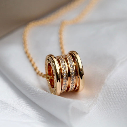 [Mystic]ZERO 1 PINK GOLD DIAMOND NECKLACE