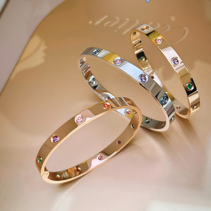 [Mysitc ] 2026 RAINBOW LOVE BRACELET 6.1MM  10 DIAMONDS