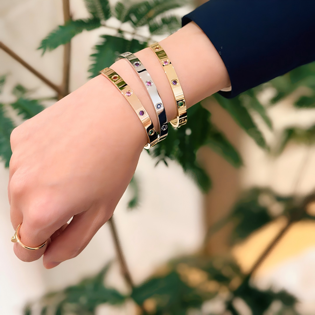[Mysitc ] 2026 RAINBOW LOVE BRACELET 6.1MM  10 DIAMONDS