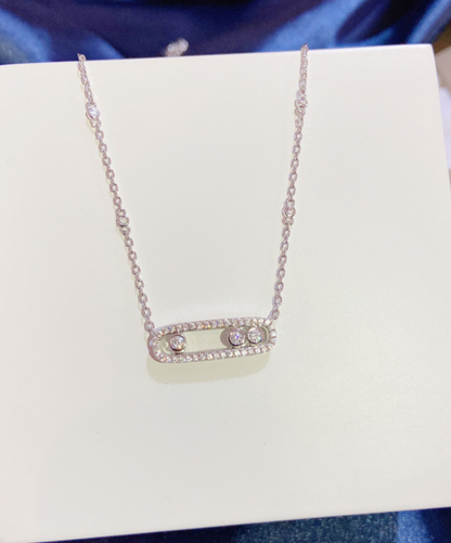 [ミスティック]クローバー 10モチーフ カーネリアン ネックレス