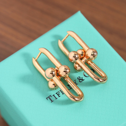 [Mystic]TF HORSESHOE BUCKLE EARRINGS