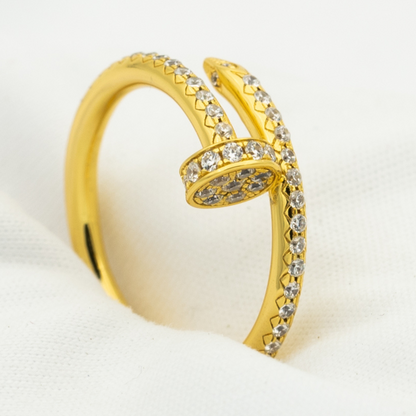 [Mystic]JUSTE RING 1.8MM GOLD DIAMONDS