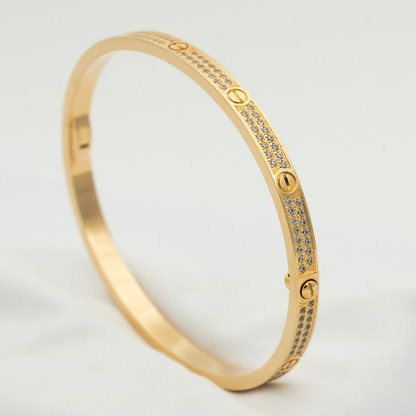 [Mystic]LOVE BRACELET 3.65MM DIAMOND-PAVED