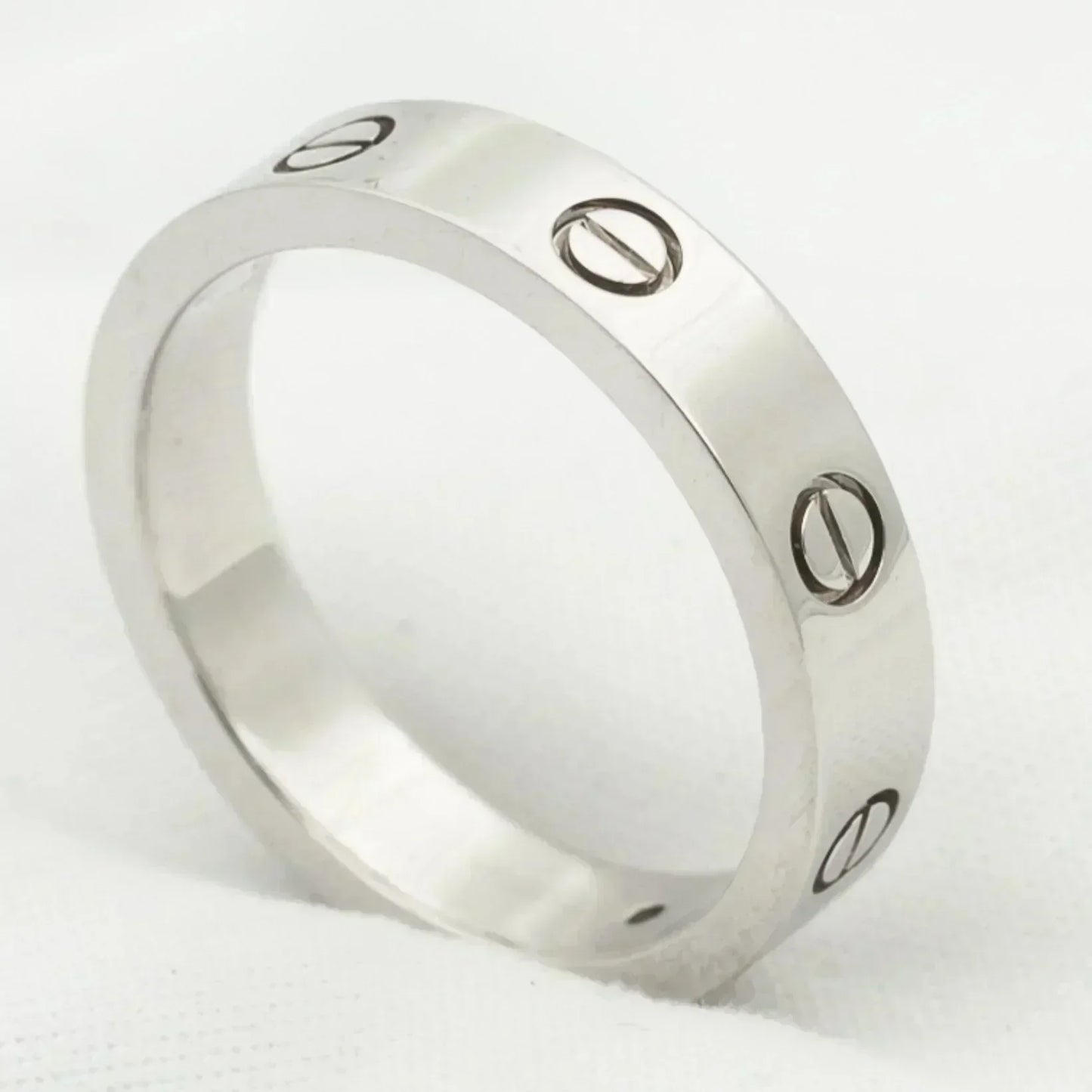 [Mystic]LOVE RING 4MM 1 DIAMOND SILVER