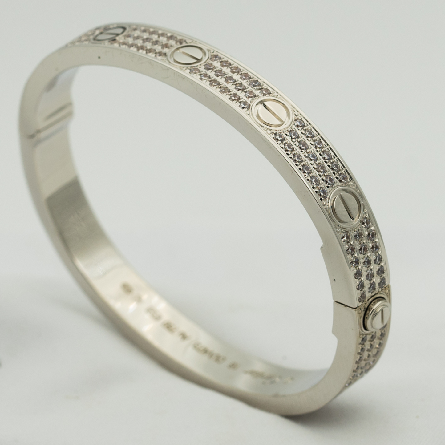 [Mystic]LOVE BRACELET 6.1MM DIAMOND-PAVED