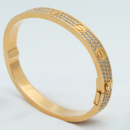 [Mystic]LOVE BRACELET 6.1MM DIAMOND-PAVED