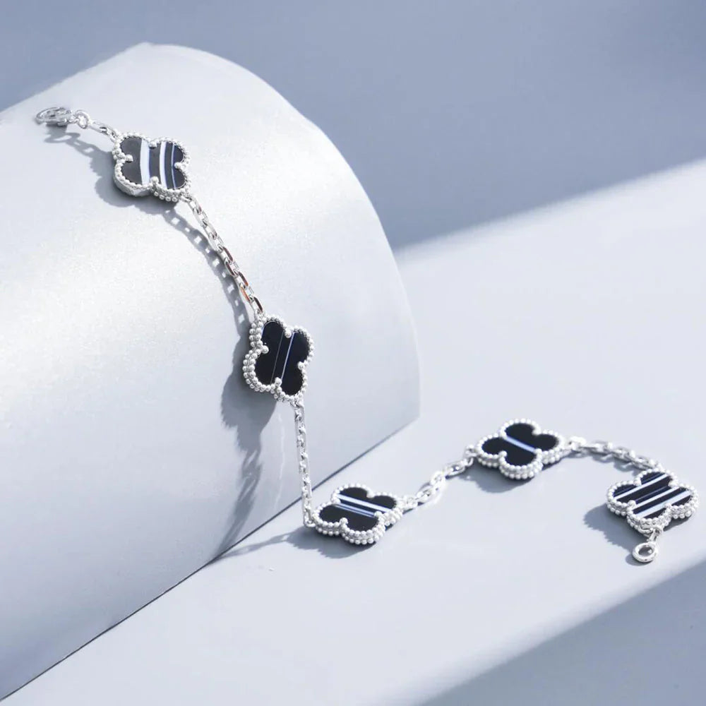 [Mystic-new] CLOVER 5 MOTIF PULSAR STONE BRACELET COLLECTION