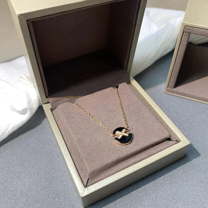 [Mystic]JEUX DE ROSE GOLD DIAMOND NECKLACE