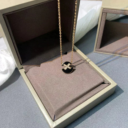 [Mystic]JEUX DE ROSE GOLD DIAMOND NECKLACE