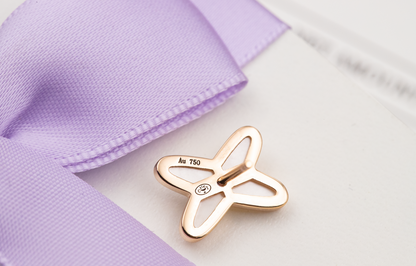 [Mystic]JEUX DE WHITE MOP PINK GOLD DIAMOND EARRINGS