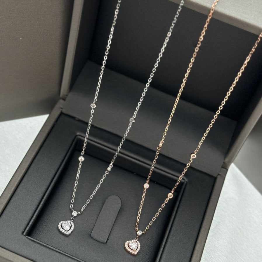 [Mystic JURI]JOY HEART DIAMOND NECKLACE