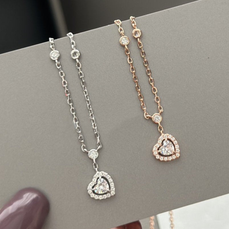 [Mystic JURI]JOY HEART DIAMOND NECKLACE