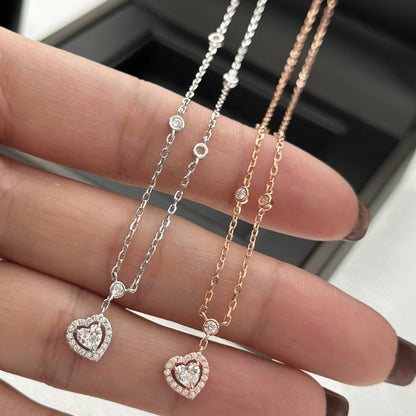 [Mystic JURI]JOY HEART DIAMOND NECKLACE