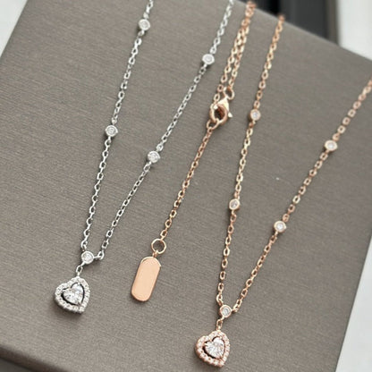 [Mystic JURI]JOY HEART DIAMOND NECKLACE