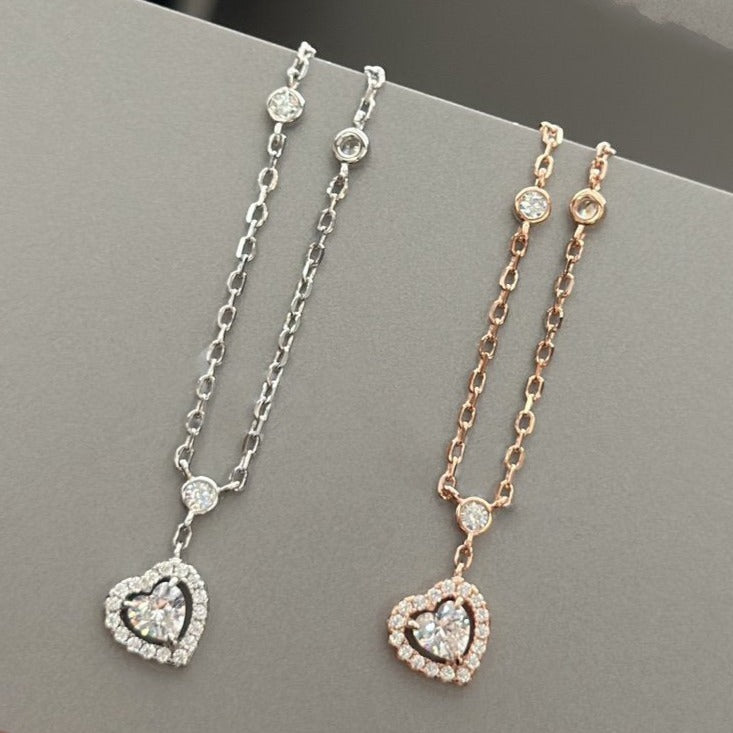 [Mystic JURI]JOY HEART DIAMOND NECKLACE