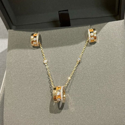 [Mystic JURI]CHAIN MOVE ROMANE PEDAND NECKLACE