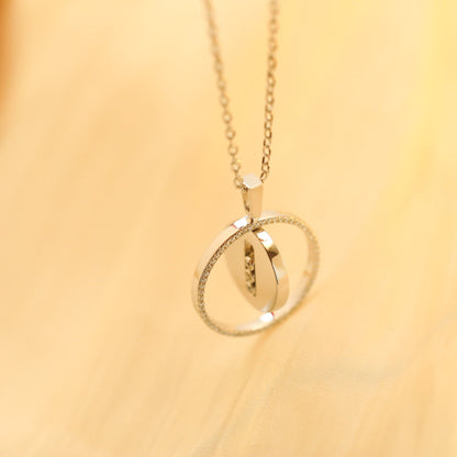 [Mystic JURI]Mystic MOVE MM SILVER DIAMOND NECKLACE
