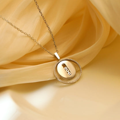 [Mystic JURI]Mystic MOVE MM SILVER DIAMOND NECKLACE