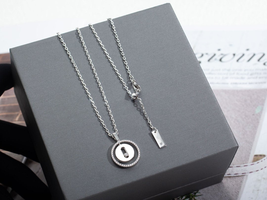 [Mystic JURI]Mystic MOVE PM NECKLACE SILVER DIAMOND