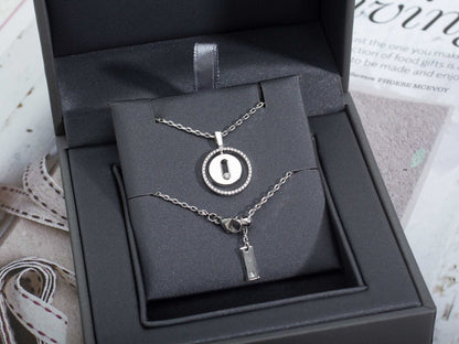 [Mystic JURI]Mystic MOVE PM NECKLACE SILVER DIAMOND