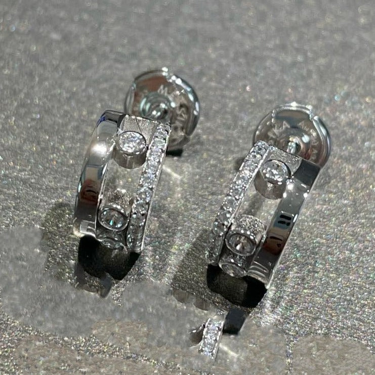 [Mystic JURI]MOVE ROMANE EARRINGS DIAMOND