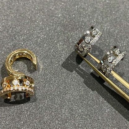 [Mystic JURI]MOVE ROMANE EARRINGS DIAMOND