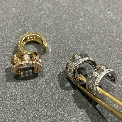 [Mystic JURI]MOVE ROMANE EARRINGS DIAMOND