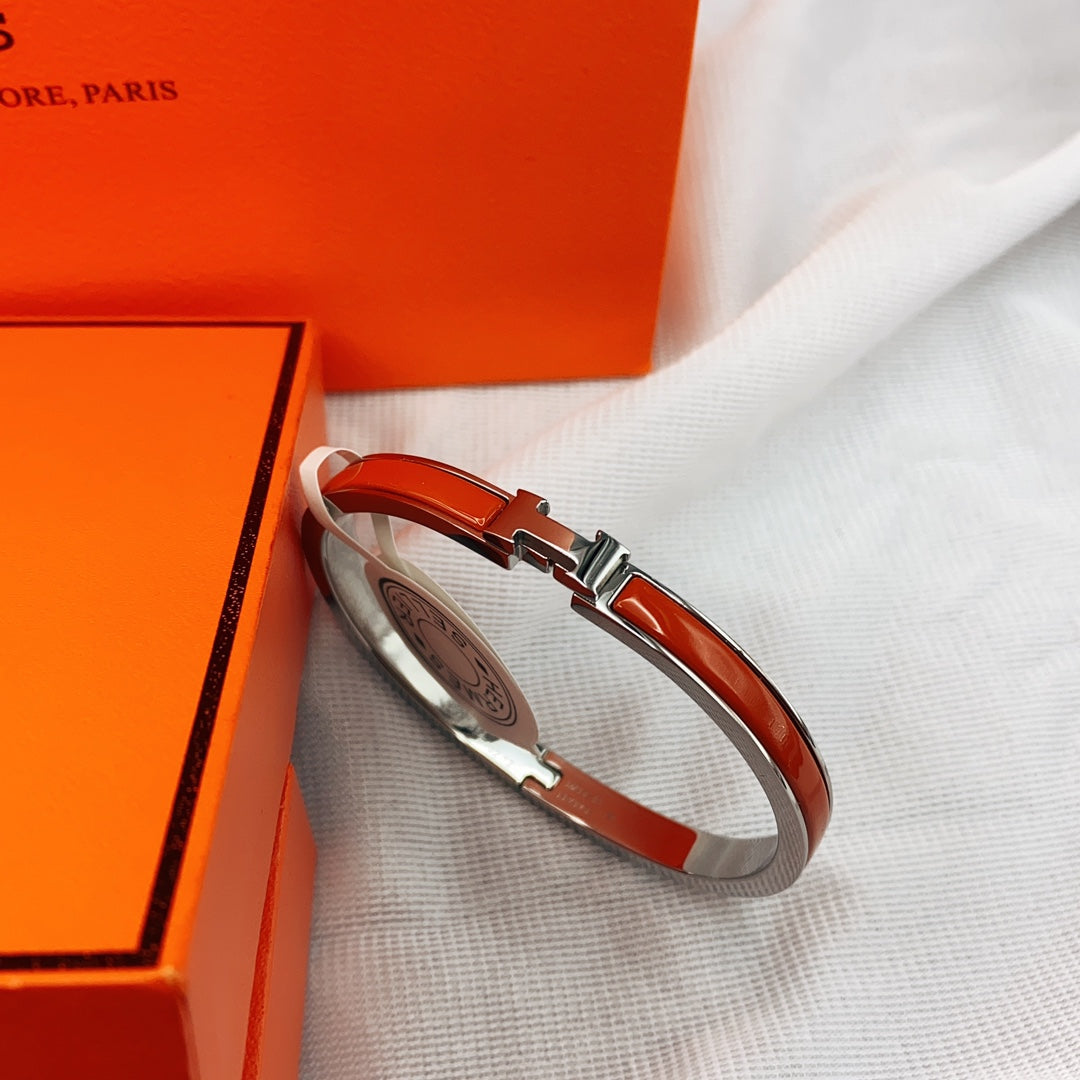 [Mystic]CLASSIC HM CLIC RED 8MM ENAMEL BRACELET