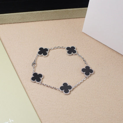 [Mystic-new] CLOVER 5 MOTIF ONYXS BRACELET COLLECTION