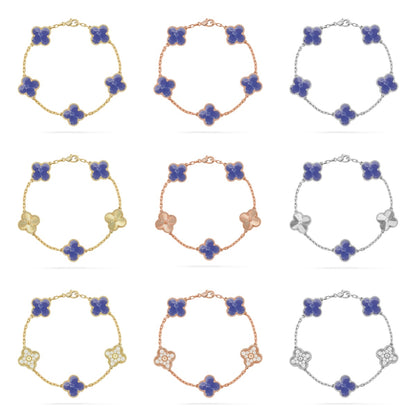 [Mystic]CLOVER 5 MOTIF BLUE VEINS BRACELET COLLECTION