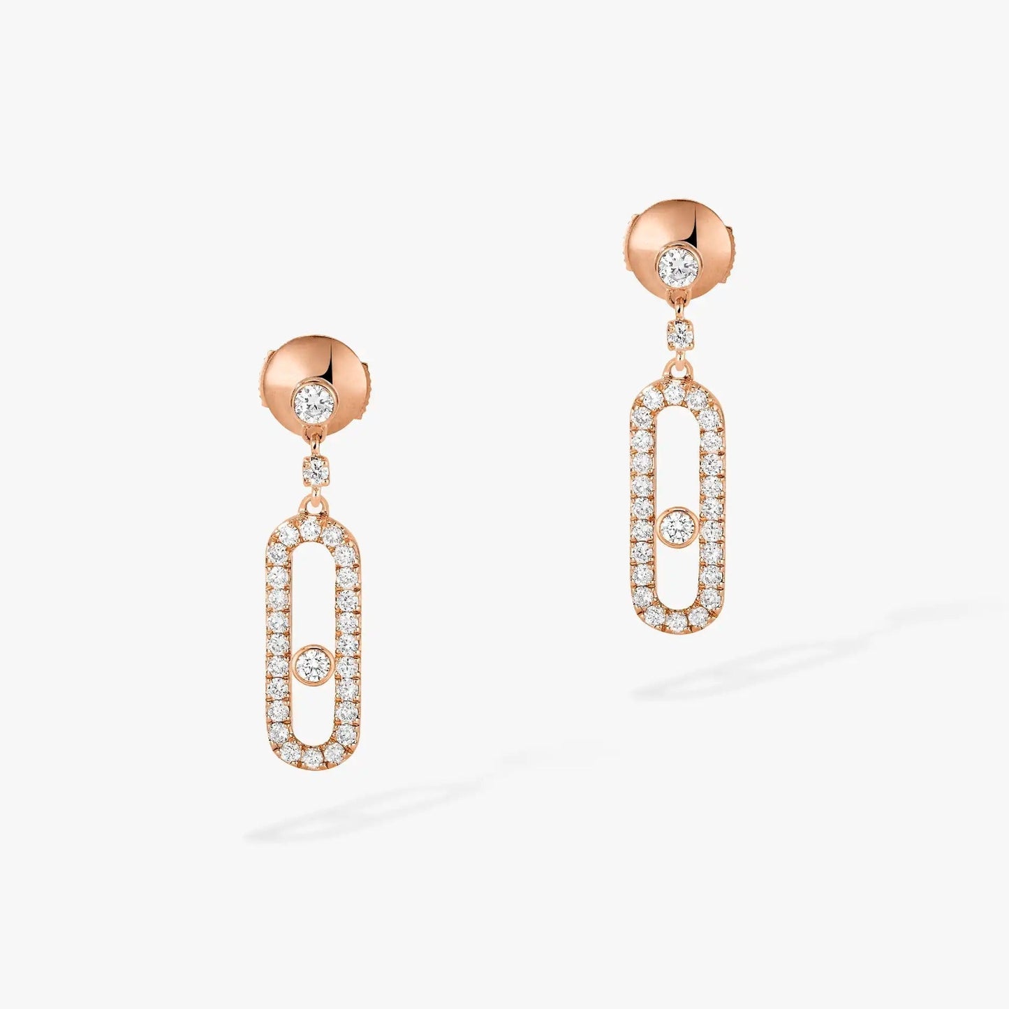 [Mystic JURI]DORMEUSES MOVE UNO DIAMOND EARRINGS