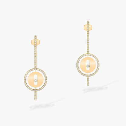[Mystic JURI]Mystic MOVE ARROW PINK GOLD DIAMOND EARRINGS