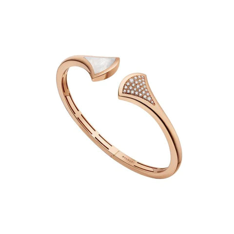 [Mystic]DREAM BRACELET OPEN PINK GOLD MOP DIAMOND