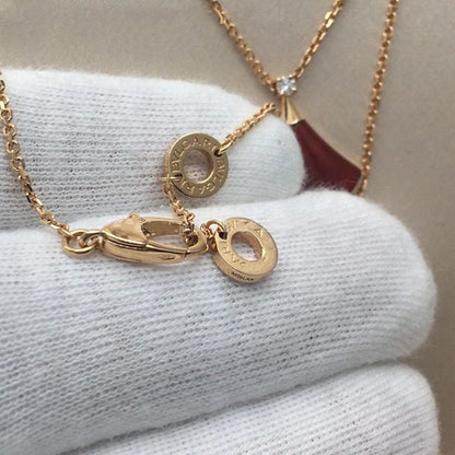 [Mystic]DREAM NECKLACE CARNELIAN 1 DIAMOND
