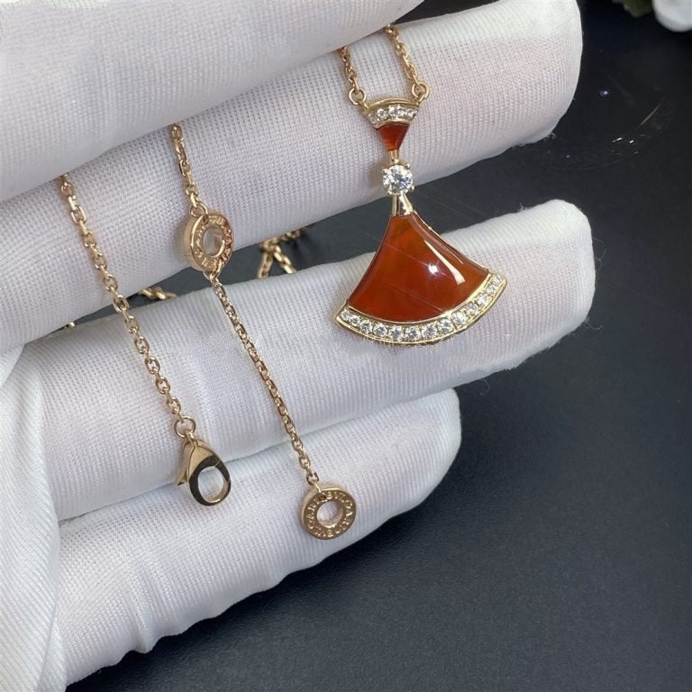 [Mystic]DREAM NECKLACE CARNELIAN DIAMOND