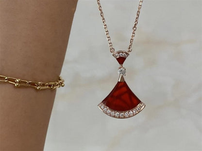 [Mystic]DREAM NECKLACE CARNELIAN DIAMOND