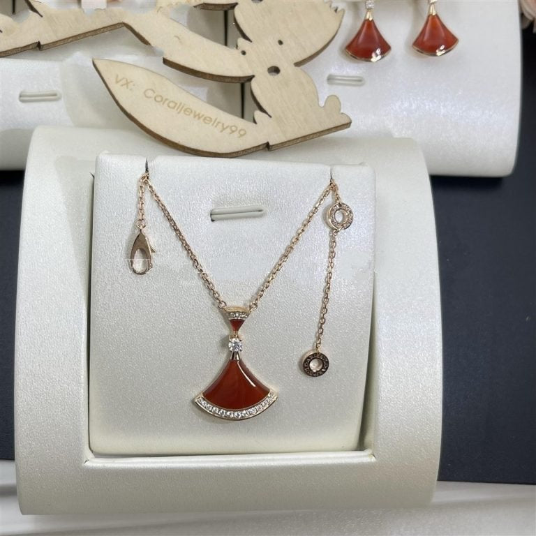 [Mystic]DREAM NECKLACE CARNELIAN DIAMOND