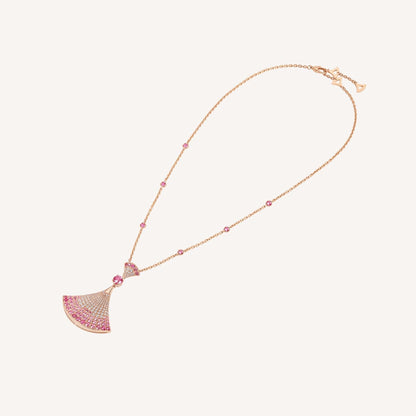 [Mystic]DREAM NECKLACK DIAMOND PINK GOLD