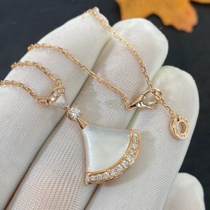 [Mystic]DREAM NECKLACE MOP PINK GOLD DIAMOND