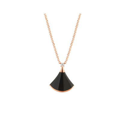 [Mystic]DREAM NECKLACE ONYX 1 DIAMOND