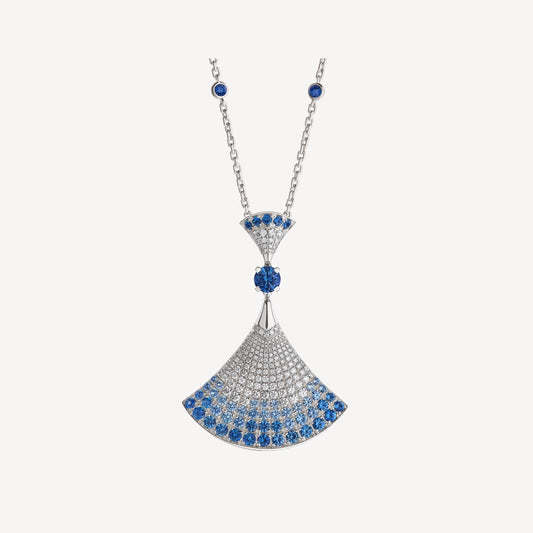 [Mystic]DREAM NECKLACE AGATE SILVER DIAMOND