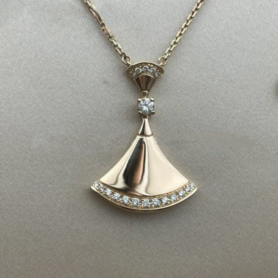 [Mystic]DREAM NECKLACE PINK GOLD DIAMOND