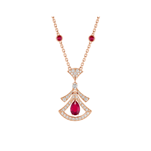 [Mystic]DREAM NECKLACE CARNELIAN DIAMOND PINK GOLD