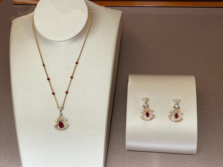 [Mystic]DREAM NECKLACE CARNELIAN DIAMOND PINK GOLD