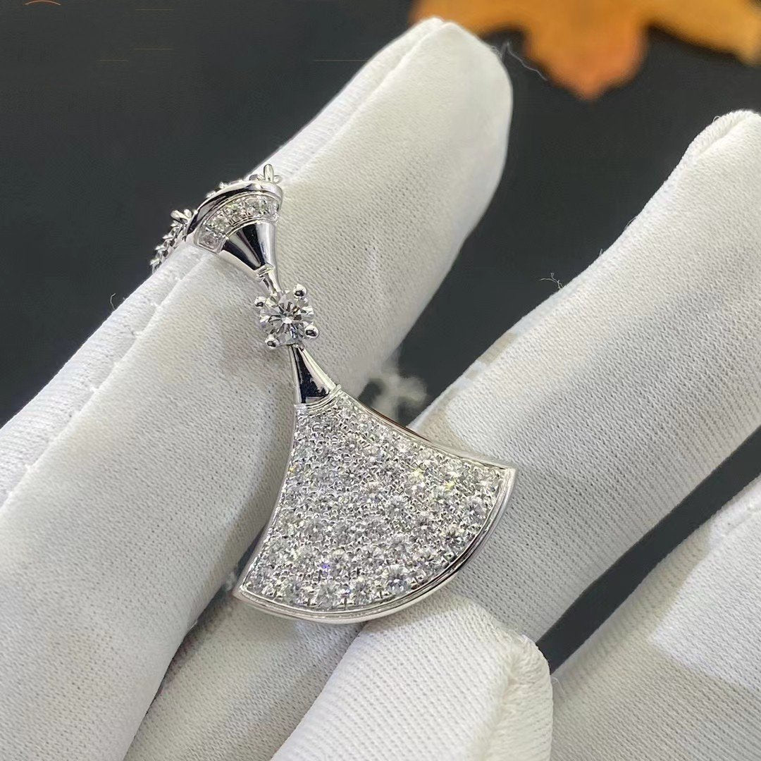 [Mystic]DREAM NECKLACE SILVER FULL DIAMOND