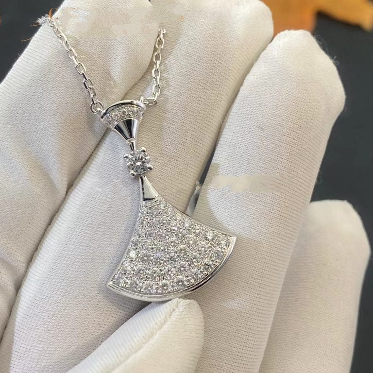 [Mystic]DREAM NECKLACE SILVER FULL DIAMOND